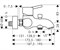 Смеситель для ванны и душа Hansgrohe Talis S, 32420000, хром 32420000