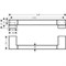 Поручень Hansgrohe AddStoris 41744700, белый матовый 41744700