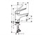 Смеситель для раковины Hansgrohe Novus, 71021000, хром 71021000
