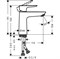 Смеситель для раковины Hansgrohe Talis E, 71712990, полированное золото 71712990