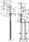 Смеситель для кухонной мойки Hansgrohe Metris Select, 73817800, с вытяжным изливом, цвет нержавеющая сталь 73817800