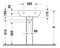 Пьедестал для раковины Duravit D-Code 08632700002 8632700002