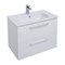 Тумба под раковину Dreja Gio 80 77.0103W подвесная, Белый глянец 77.0103W
