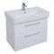 Тумба под раковину Dreja Q Max 80 77.0007W подвесная, Белый глянец 77.0007W