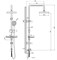 Душевая система ESKO (ST1010) ST1010