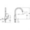 Смеситель для кухни Jacob Delafon Marie E21151-CP Хром E21151-CP