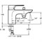 Смеситель для ванны Jacob Delafon Aleo+ E72321-CP Хром E72321-CP