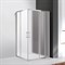 Душевой уголок Cezares Molveno AH-21 100х80 MOLVENO-AH-21-80+20-C-Cr-IV профиль Хром стекло прозрачное MOLVENO-AH-21-80+20-C-Cr-IV