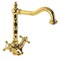 Смеситель для раковины Cezares Golf LS2 03 Золото 24 карат GOLF-LS2-03/24