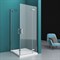 Душевой уголок BelBagno Kraft 120х80 KRAFT-AH-22-120/80-C-Cr-R профиль Хром стекло прозрачное KRAFT-AH-22-120/80-C-Cr-R