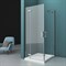 Душевой уголок BelBagno Kraft 120х80 KRAFT-AH-22-120/80-C-Cr-L профиль Хром стекло прозрачное KRAFT-AH-22-120/80-C-Cr-L