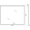 Зеркало BelBagno SPC-UNO-1000-800-TCH с подсветкой с сенсорным выключателем SPC-UNO-1000-800-TCH