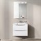 Зеркало со шкафом BelBagno MARINO-SPC-800/750-1A-BL-P-L 80 с подсветкой Bianco Lucido MARINO-SPC-800/750-1A-BL-P-L