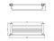 Полка для полотенец Art&Max Genova AM-M-078-CR Хром AM-M-078-CR