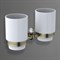 Стакан для зубных щеток Art&Max Antic Crystal AM-E-2688SJ двойной Бронза AM-E-2688SJ-Br