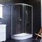 Душевой уголок AM.PM Like Solo Slide 120х80 W83G-302U120CT64 профиль, Хром матовый стекло прозрачное W83G-302U120CT64