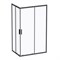 Душевой уголок AM.PM Gem S 120х80 W93G-404-120280-BT профиль, Черный матовый стекло прозрачное W93G-404-120280-BT