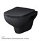 Унитаз AM.PM X-Joy C85A1700MBSC подвесной, Черный матовый с сиденьем микролифт C85A1700MBSC