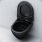 Унитаз AM.PM Spirit V2.0 C701700MBSC подвесной, Черный матовый с сиденьем микролифт C701700MBSC