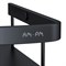 Полка корзина AM.PM Sense L A7454222 угловая, Черная матовая A7454222