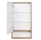 Зеркальный шкаф Aquaton Сканди 45 белый, дуб рустикальный 1A252002SDZ90 1A252002SDZ90