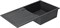 Мойка кухонная Акватон Верона одним с крылом графит 1A710032VR210 1A710032VR210
