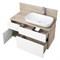 1A2441K0MIX40 Набор: 1A244101MIX40 Тумба-умывальник Мишель 100 Дуб Эндгрейн/ 1AX169WBXX000 Раковина Инфинити/ 1A253103MIX40 ЛВДСП 1A2441K0MIX40