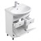 Тумба с раковиной и бельевой корзиной Aquaton Норма 1A0549K1NO010 1A0549K1NO010