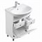 Тумба с раковиной и бельевой корзиной Aquaton Норма 1A0549K1NO010 1A0549K1NO010