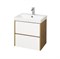 Тумба под раковину Aquaton Сканди 55 белая, дуб рустикальный 1A251701SDZ90 1A251701SDZ90