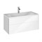 Тумба с раковиной Keuco Royal Reflex 39604210100 белая 39604210100 - фото 483838