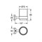 Стакан для зубных щеток Grohe Essentials Cube 40755001 Хром gr_40755001
