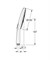 Ручной душ Grohe Rainshower SmartActive 150 26553000 Хром gr_26553000