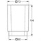 Стакан для зубных щеток Grohe Selection Cube 40783000 Белый gr_40783000