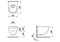 Чаша для унитаза подвесного Laufen Pro Rimless 8.2096.5.000.000.1 укороченный 8.2096.5.000.000.1