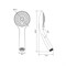 Лейка для душа Milardo Hand Shower 3F (3803F87M18) 3803F87M18