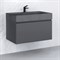 Тумба RAVAL Facet 80 подвесная Антрацит (Fac.01.80/P/A/RL) Fac.01.80/P/A/RL