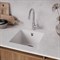 Кухонная мойка Lemark Sinara 400-U 9910065, 40 см, искусственный камень, серый шелк 9910065