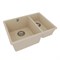 Кухонная мойка Lemark Sinara 550.2-U 9910080, 55 см, искусственный камень, бежевый 9910080
