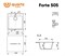 Мойка кухонная ULGRAN Quartz Forte 505-06, трюфель Forte 505-06