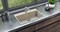 Мойка кухонная ULGRAN Quartz Forte 760-02, лен Forte 760-02