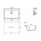 Мойка кухонная ULGRAN Quartz Forte 760-09, асфальт Forte 760-09