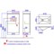 Подвесная тумба под умывальник AQWELLA Accent , 41см  (ACC0104W) (Код товара: 986231) ACC0104W