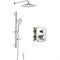 Душевая система Swedbe Platta 5556 с термостатом Хром sw_5556