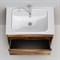 Тумба под раковину AM.PM Func 80 M8FFUX0801OF подвесная Дуб крафт M8FFUX0801OF