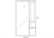 Зеркало RUSH со шкафчиком и полкой FIJI 65 Белый глянец (FIM18065W) FIM18065W