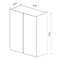 Шкаф Lemark Veon LM01V60SH 60 см, подвесной, цвет белый глянец LM01V60SH