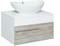 Тумба под раковину Runo подвесная (под умывальник Moduo Square 50/ Гамма 56/ Infinity 60/ Moduo Leaf 55) Вудлайн 65 (00-00001009) run_00-00001009