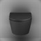 C8F1701MBSC Func подвесной унитаз 54 см FlashClean с сиденьем микролифт, черн мат C8F1701MBSC