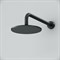 F0590022 Gem верхний душ 220 мм, чёрный, шт. F0590022